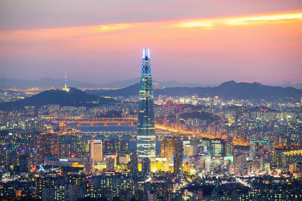 韓国・ソウルの夜景